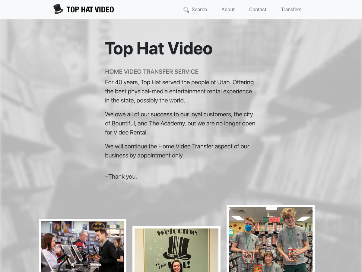 Top Hat Video
